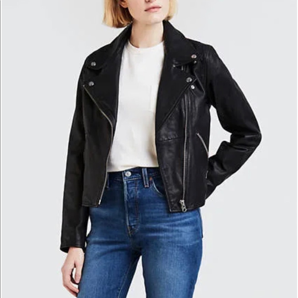 Levi’s Leather Moto Jacket